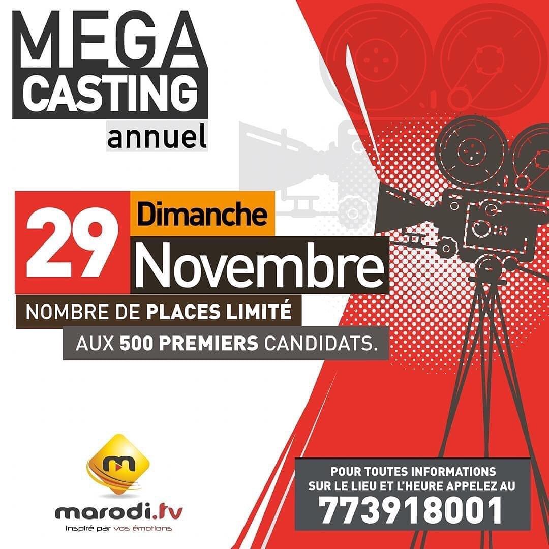 Méga Casting annuel organisé par Marodi