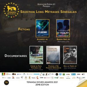 Téranga Movies Awards 2021, cinéma cénégalais