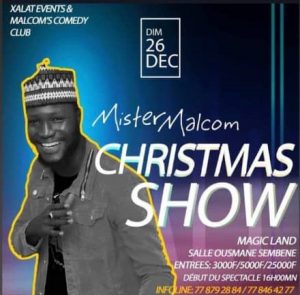 Mister Malcom annonce un christmas show