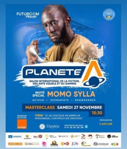 acteur sénégalais Momo Sylla est l'invité d'honneur du salon PLANET A
