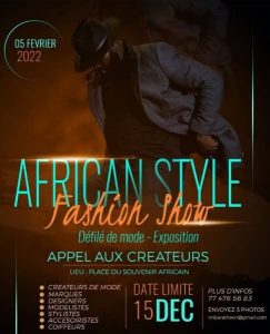 African style fashion show : l'appel aux créateurs est lancée